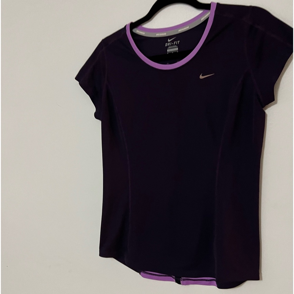 purple nike running t shirt